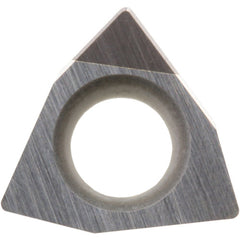 WBGW 1211 SET KBN525, 1/64″ Corner Radius, 1/16″ Thick, 5/32″ Inscribed Circle, Trigon, Turning Indexable Insert - Exact Industrial Supply