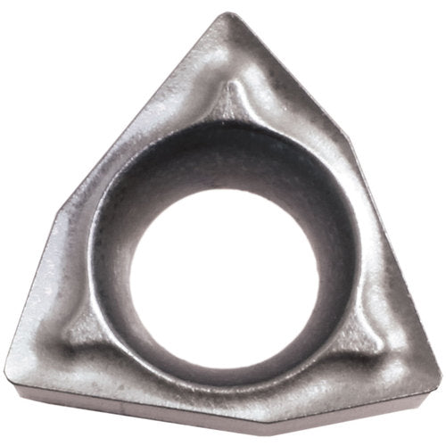 WBMT 15151 DP TN60, 1/64″ Corner Radius, 3/32″ Thick, 3/16″ Inscribed Circle, TiCN/NbC, Trigon, Turning Indexable Insert - Exact Industrial Supply