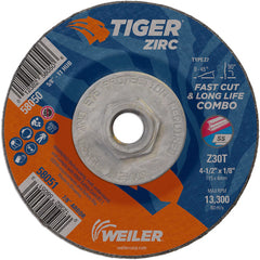 6X1/8X7/8 Z30T ZIRC T27 COMBO WHEEL - Americas Industrial Supply