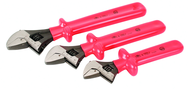 Insulated Adjustable 3 Piece Wrench Set 8"; 10" & 12" - Americas Industrial Supply