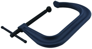 4406, 4400 Series Forged C-Clamp - Extra Deep-Throat, Regular-Duty, 0" - 6" Jaw Opening, 5" Throat Depth - Americas Industrial Supply