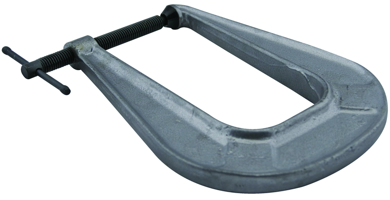 246, Deep-Reach C-Clamp, 0" _ 2-1/2" Jaw Opening, 6-1/4" Throat Depth - Americas Industrial Supply