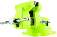 1550, High-Visibility Safety Vise, 5" Jaw Width, 5-1/4" Jaw Opening - Americas Industrial Supply