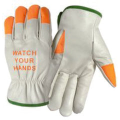 Size XXL Leather Driver W/Org Fingers Y0145XXL - Americas Industrial Supply
