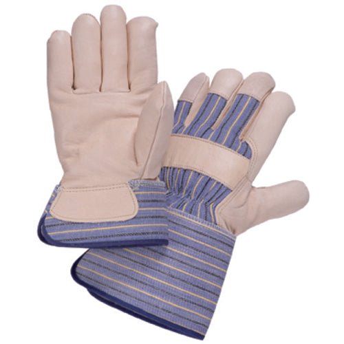 Size XL Grain Leather Palm Safety Cuff Glove Y2008XL - Americas Industrial Supply