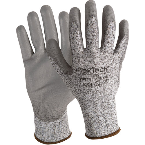 FLEXTECH Size L HPPE PU Palm Coated Y9275L - Americas Industrial Supply