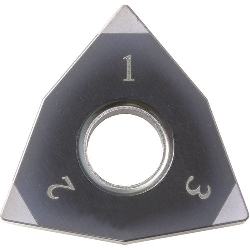 WNGA 431 KBN35M, 1/64″ Corner Radius, 3/16″ Thick, 1/2″ Inscribed Circle, MEGACOAT, 80 Degree Trigon, Turning Indexable Insert