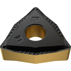WNMG 432 UF YG3030, 1/32″ Corner Radius, 3/16″ Thick, 1/2″ Inscribed Circle, CVD, Trigon, Turning Indexable Insert