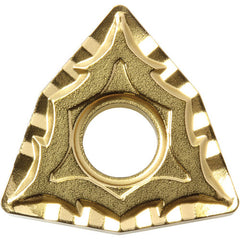 WNMG 432 CQ CA525, 1/32″ Corner Radius, 3/16″ Thick, 1/2″ Inscribed Circle, TiCnulll2O3/TiN, Trigon, Turning Indexable Insert