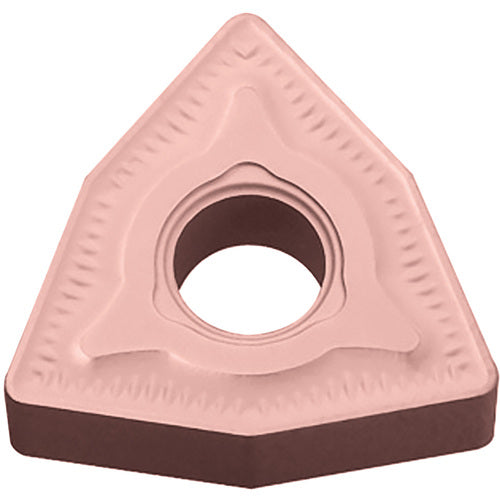 WNMG 433 GC CA315, 3/64″ Corner Radius, 3/16″ Thick, 1/2″ Inscribed Circle, TiCnulll2O3/Ti, Trigon, Turning Indexable Insert - Exact Industrial Supply