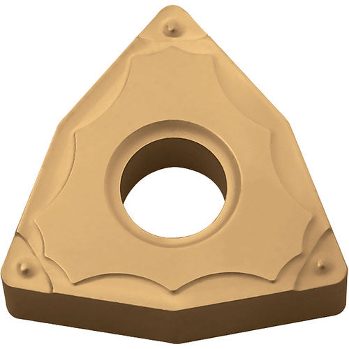 WNMG 331 GP PV90, 1/64″ Corner Radius, 3/16″ Thick, 3/8″ Inscribed Circle, TiN, 80 Degree Trigon, Turning Indexable Insert