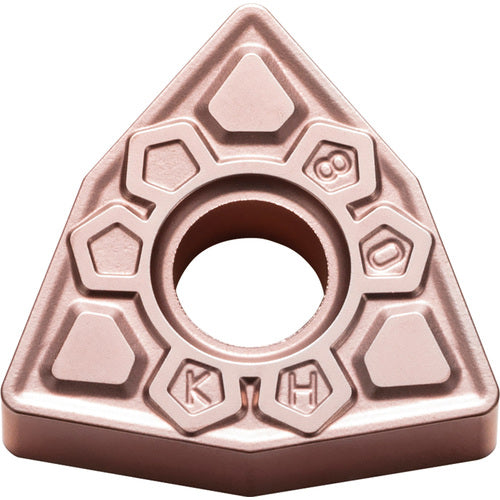 WNMG 433 KH CA315, 3/64″ Corner Radius, 3/16″ Thick, 1/2″ Inscribed Circle, TiCnulll2O3/Ti, Trigon, Turning Indexable Insert - Exact Industrial Supply