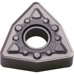 WNMG 432 MS PR1325, 1/32″ Corner Radius, 3/16″ Thick, 1/2″ Inscribed Circle, MEGACOAT, Trigon, Turning Indexable Insert - Exact Industrial Supply