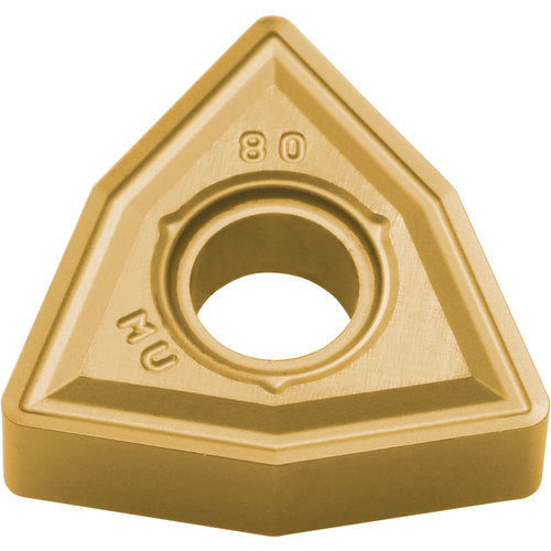 WNMG 432 MU CA6515, 1/32″ Corner Radius, 3/16″ Thick, 1/2″ Inscribed Circle, TiCnulll2O3/TiN, Trigon, Turning Indexable Insert