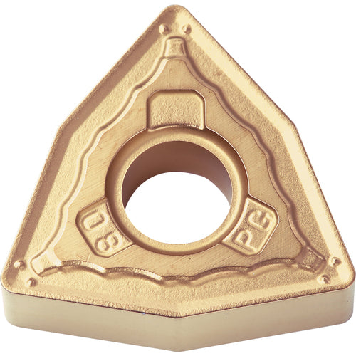 WNMG 434 PG CA025P, 1/16″ Corner Radius, 3/16″ Thick, 1/2″ Inscribed Circle, TiCl2O3/TiN, 80 Degree Trigon, Turning Indexable Insert