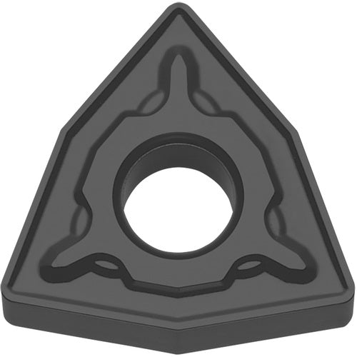 WNMG 432 PH CA4505, 1/32″ Corner Radius, 3/16″ Thick, 1/2″ Inscribed Circle, TiCl2O3, 80 Degree Trigon, Turning Indexable Insert