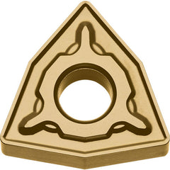 WNMG 432 PH CA530, 1/32″ Corner Radius, 3/16″ Thick, 1/2″ Inscribed Circle, TiCl2O3/TiN, 80 Degree Trigon, Turning Indexable Insert