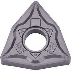 WNMG 4305 PP PV7025, 0.0079″ Corner Radius, 3/16″ Thick, 1/2″ Inscribed Circle, TiCN (MEGACOAT), Trigon, Turning Indexable Insert - Exact Industrial Supply