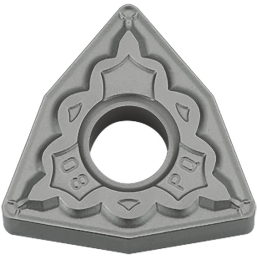 WNMG 432 PQ TN620, 1/32″ Corner Radius, 3/16″ Thick, 1/2″ Inscribed Circle, TiCN, Trigon, Turning Indexable Insert - Exact Industrial Supply