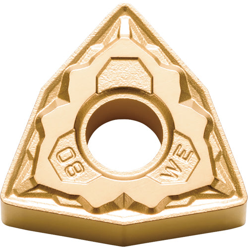 WNMG 433 WE PV710, 3/64″ Corner Radius, 3/16″ Thick, 1/2″ Inscribed Circle, TiCN (MEGACOAT NANO), Trigon, Turning Indexable Insert