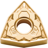 WNMG 431 WE CA515, 1/64″ Corner Radius, 3/16″ Thick, 1/2″ Inscribed Circle, TiCnulll2O3/TiN, Trigon, Turning Indexable Insert