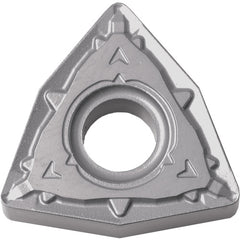 WNMG 432 WP TN610, 1/32″ Corner Radius, 3/16″ Thick, 1/2″ Inscribed Circle, TiCN, Trigon, Turning Indexable Insert - Exact Industrial Supply