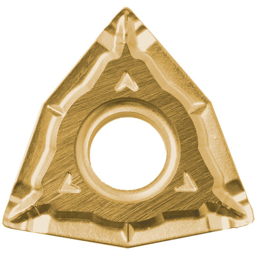 WNMG 431 WQ CA5515, 1/64″ Corner Radius, 3/16″ Thick, 1/2″ Inscribed Circle, TiCnulll2O3/TiN, Trigon, Turning Indexable Insert - Exact Industrial Supply