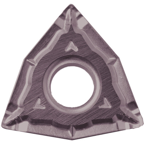 WNMG 432 WQ PV7025, 1/32″ Corner Radius, 3/16″ Thick, 1/2″ Inscribed Circle, TiCN (MEGACOAT), Trigon, Turning Indexable Insert - Exact Industrial Supply