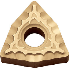 WNMG 432 XQ CA510, 1/32″ Corner Radius, 3/16″ Thick, 1/2″ Inscribed Circle, TiCnulll2O3/TiN, Trigon, Turning Indexable Insert