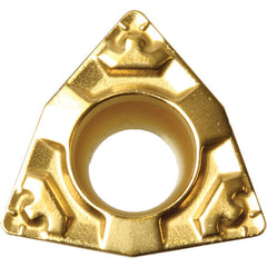 WPMT 321 GP PV730, 1/64″ Corner Radius, 1/8″ Thick, 3/8″ Inscribed Circle, TiAlN/TiN, 80 Degree Trigon, Turning Indexable Insert