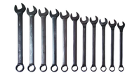 11 Piece Supercombo Wrench Set - Black Oxide Finish SAE; 1-5/16 - 2"; Tools Only - Americas Industrial Supply