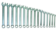 16 Piece Supercombo Wrench Set - High Polish Chrome Finish SAE; 1-5/16 - 2-1/2"; Tools Only - Americas Industrial Supply