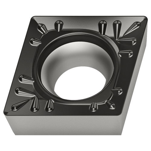 CCMT 433 T|Single-sided WPP20S, 3/64″ Corner Radius, 3/16″ Thick, 1/2″ Inscribed Circle, 80° Diamond, Turning Indexable Insert - Americas Industrial Supply