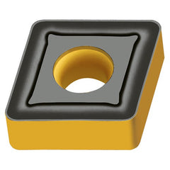 CNMG 433 Double-sided|G WAK20, 3/64″ Corner Radius, 3/16″ Thick, 1/2″ Inscribed Circle, 80° Diamond, Turning Indexable Insert - Americas Industrial Supply