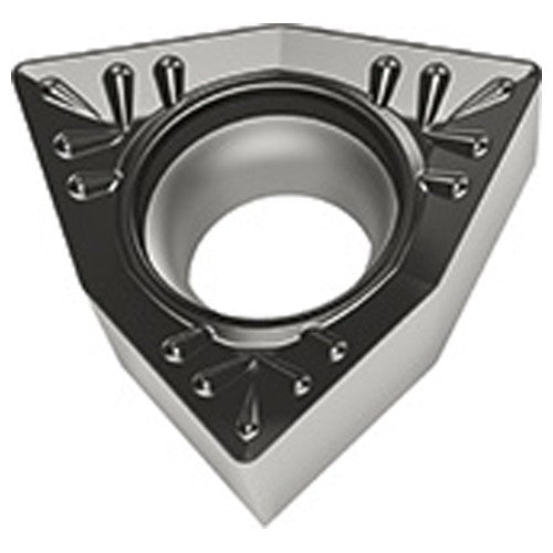 WCMT 431 T|Single-sided WKK20S, 1/64″ Corner Radius, 3/16″ Thick, 1/2″ Inscribed Circle, 80° Trigon, Turning Indexable Insert - Americas Industrial Supply