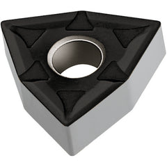 WNMG 331 Double-sided|G WPP01, 1/64″ Corner Radius, 3/16″ Thick, 3/8″ Inscribed Circle, 80° Trigon, Turning Indexable Insert - Americas Industrial Supply