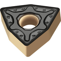 WNMG 432 Double-sided|G WPP20, 1/32″ Corner Radius, 3/16″ Thick, 1/2″ Inscribed Circle, 80° Trigon, Turning Indexable Insert - Americas Industrial Supply