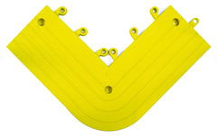 ErgoDeck Outside Corners (4/Case) - 6' x 15' x 15' (Yellow) - Americas Industrial Supply