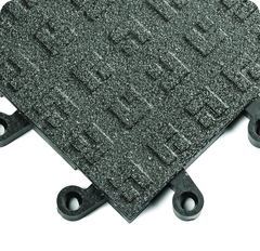 ErgoDeck General PupposeÂ Solid w/ GritShieldÂ Egronomic TilesÂ 18" x 18" x 7/8" Thick (Black) - Americas Industrial Supply