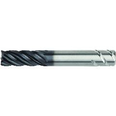 5/8x5/8x3/4x3 .030R 5FL Carbide End Mill-Round Shank-AlTiN - Americas Industrial Supply
