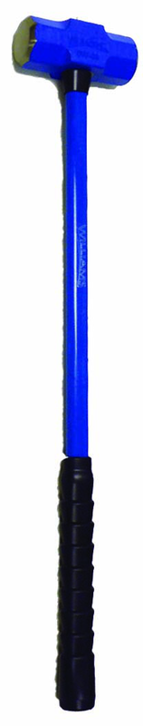4 lb - 14" Fiberglass Handle - 1-1/4" Head Diameter - Soft Steel Sledge Hammer - Americas Industrial Supply