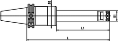 CAT 50 x PG 32 x 4.3 H CAT powRgrip Toolholder - Americas Industrial Supply