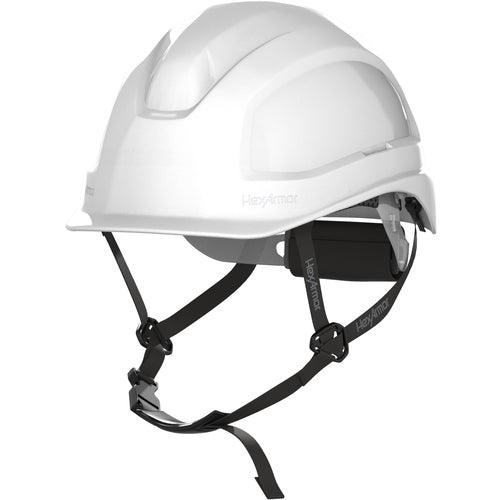 XP450AE - White - Non-Vented - Short Brim - with 4-Pt Chin Strap