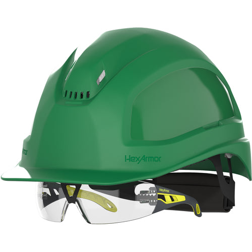XP500IES - Green - Vented - Long Brim