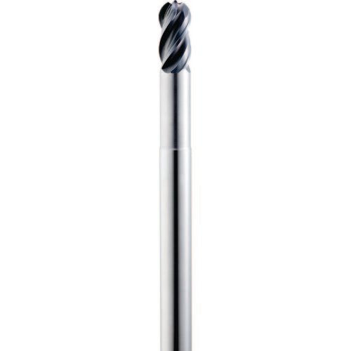 ‎5/8″ Dia. × 5/8″ Shank × 1-1/4″ DOC × 6″ OAL, Carbide AlTiN, Spiral , 4 Flute, Ballnose End Mill - Exact Industrial Supply
