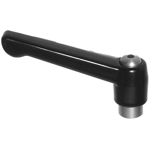 Model 70721, Clamp Lever Size 3 - Zinc Classic Style with Steel Insert, Screw and Spring tapped 3/8″–16 - Americas Industrial Supply