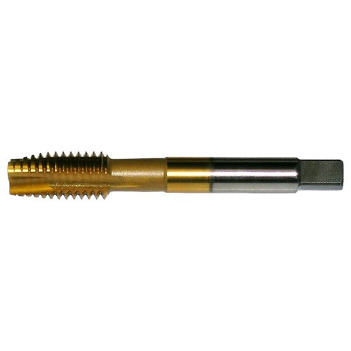 ‎7/16-14 UNC 3 Flute H3 Plug HSS CNC Aerospace Spiral Point AERO Tap - TiN - Exact Industrial Supply