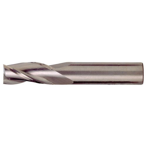 ‎3/32″ × 1/8″ × 3/16″ × 1-1/2″ RHS / RHC Solid Carbide 3-Flute Square End Single End General Purpose End Mill - TiAlN - Exact Industrial Supply