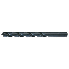 9.90mm RHS / RHC HSS 118 Degree Radial Point General Purpose Jobber Length Drill - Steam Oxide - Exact Industrial Supply