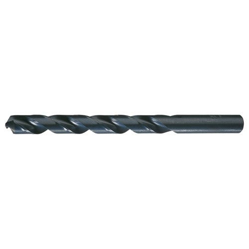 8.75mm RHS / RHC HSS 118 Degree Radial Point General Purpose Jobber Length Drill - Steam Oxide - Exact Industrial Supply